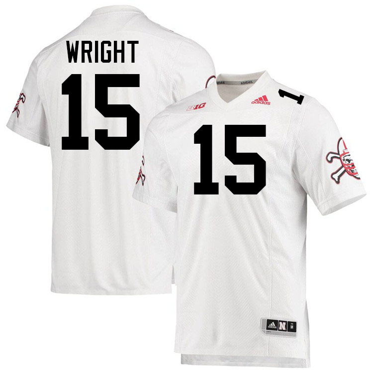 Ceyair Wright Nebraska Jersey,Nebraska Cornhuskers Football Uniforms,Jersey-Blackshirt Away